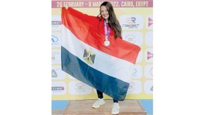 هالة عثمان تحصد الميدالية الفضية فى الرماية بالبندقية ببطولة العالم