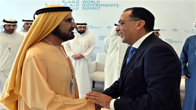 نائب رئيس الإمارات يؤكد حرص بلاده على تعميق التعاون مع مصر