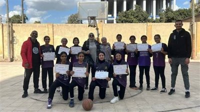 القليوبية تفوز بالمركز الأول ببطولة كرة السلة للألعاب الجماعية المرحلة الابتدائية بنات على مستوى الجمهورية 