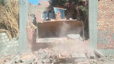 تنفيذ 14 قرار إزالة لتعديات على أراضي أملاك دولة وأراض زراعية بمراكز بأسيوط