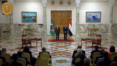 عاجل|بث مباشر.. المؤتمر الصحفي للرئيس السيسي ونظيره البرازيلي بقصر الاتحادية