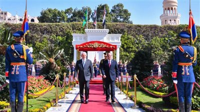 الرئيس السيسي يستقبل الرئيس البرازيلي 