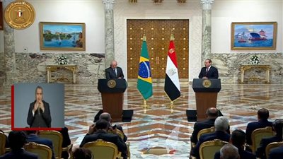 عاجل| أبرز تصريحات الرئيس السيسي خلال المؤتمر الصحفي المشترك مع نظيره البرازيلي 