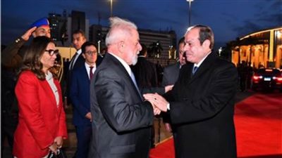 الرئيس السيسي يقوم بتوديع نظيره البرازيلي في ختام زيارته لمصر