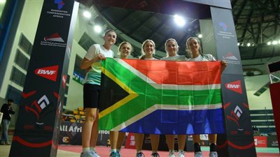 فوز جنوب إفريقيا والجزائر بذهبية الفرق في بطولة إفريقيا للريشة الطائرة