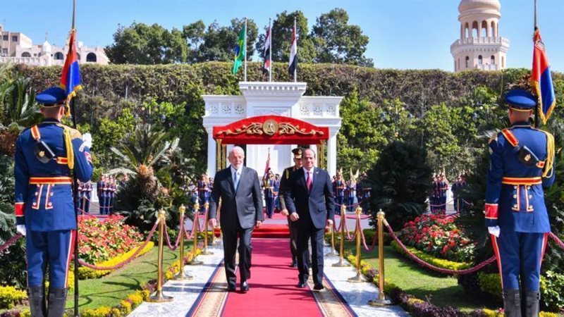 مراسم استقبال الرئيس