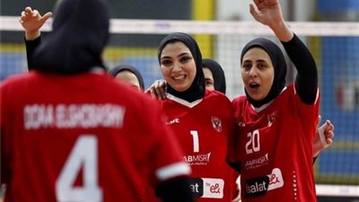 فوز الأهلى و الزمالك وسبورتنج في ثاني جولات دور الـ8 لتصنيف دوري سيدات الطائرة