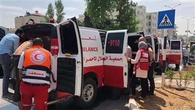 الهلال الأحمر الفلسطيني يطالب المجتمع الدولي بالتدخل لفتح ممر إنساني لإجلاء الجرحى من مستشفى الأمل