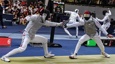 52 دولة تشارك في كأس العالم لسلاح الشيش باستاد القاهرة