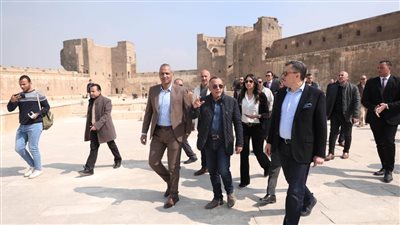 وزير السياحة يفتتح برج الرملة والحداد بقلعة صلاح الدين الأيوبي