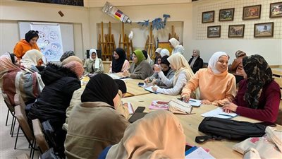 انطلاق الورش الفنية لمهرجان دمنهور الدولي لكاريكاتير المرأة