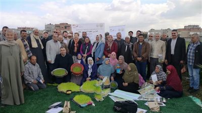 وفد الوكالة الألمانية في زيارة لقريتي دنشال والصفاصيف بدمنهور