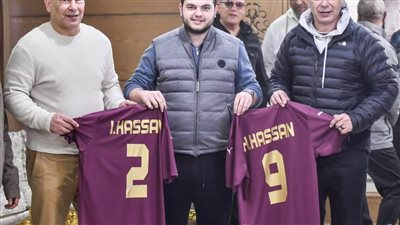 سيراميكا كليوباترا يحتفل بالتوأم بعد تولي قيادة منتخب مصر