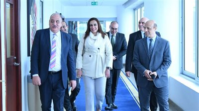 نائب محافظ البحيرة تلتقي رئيس هيئة الرقابة المالية بالقرية الذكية