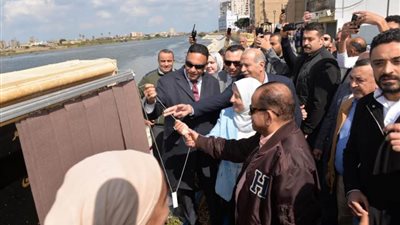 محافظ الدقهلية يفتتح الممشى السياحى الجديد على النيل بالمنصورة