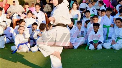 نادي مطوبس الرياضي يجري اختبارات ترقي أحزمة الكاراتيه