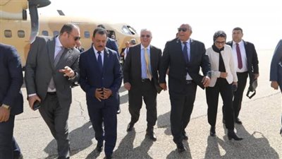 محافظ الوادي الجديد يستقبل وزير التعليم العالي لعقد 