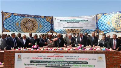 وزير التعليم العالي يضع حجر الأساس لمشروع أرض الجامعات المصرية بالوادي الجديد