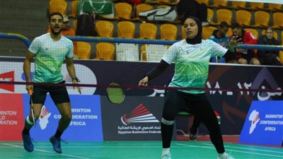 أدهم حاتم وضحى هاني يحصدان برونزية بطولة أوغندا الدولية للريشة الطائرة