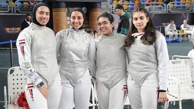 منتخب سيدات سلاح الشيش يحتل المركز السادس عشر بكأس العالم بالقاهرة 