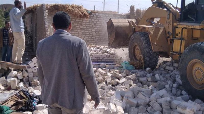 جانب من تنفيذ الإزالات