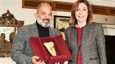 وزيرة الثقافة تلتقي خالد داغر وتشكره على جهده خلال رئاسته الأوبرا