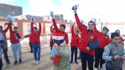 شباب مطوبس فى زيارة لمدرسة التربية الفكرية ضمن مبادرة 