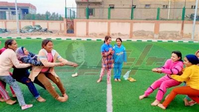 مسابقة رياضية في اللياقة البدنية للنشء بمراكز شباب مطوبس بكفر الشيخ