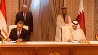 مذكرة تفاهم لتعزيز العلاقات الاستثمارية الثنائية بين مصر وقطر