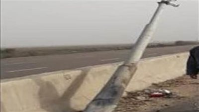 حفاظًا علي أرواح المواطنين.. الداخلية تزيل عمود إنارة أيل للسقوط 
