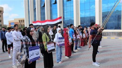 انطلاق فعاليات المهرجان الرياضي الكروس فت BE FIT بجامعة كفر الشيخ