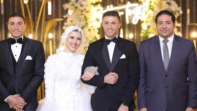 تهنئة بزواج النقيب عبد الرحمن البحيري والدكتورة فاطمة الجمل 