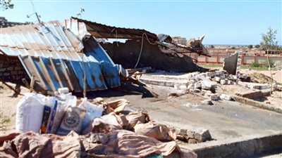 إزالة 36 حالة تعدٍ على الأراضي الزراعية وأملاك الدولة بالبحيرة