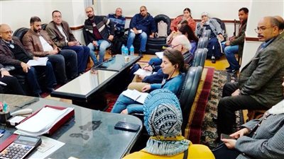 بعثة البنك الدولى لمشروع فى زيارة لتفقد الري الحقلى بالبحيرة