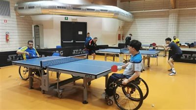 منتخب تنس الطاولة البارالمبي يواصل استعداداته في ليجنانو قبل انطلاق بطولة إيطاليا الدولية