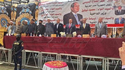 الصلح خير بين عائلتين بتقديم 5 أكفان و10 ملايين شرط جزائي بملوي بالمنيا.. صور 