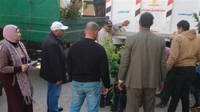 البدء في زراعة 5600 شجرة مثمرة بإيتاى البارود بالبحيرة 