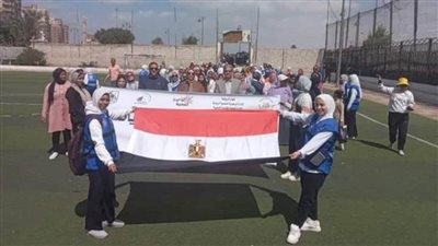 مسيرة مشي ضمن فاعليات اليوم العالمي للمرأة ببني سويف