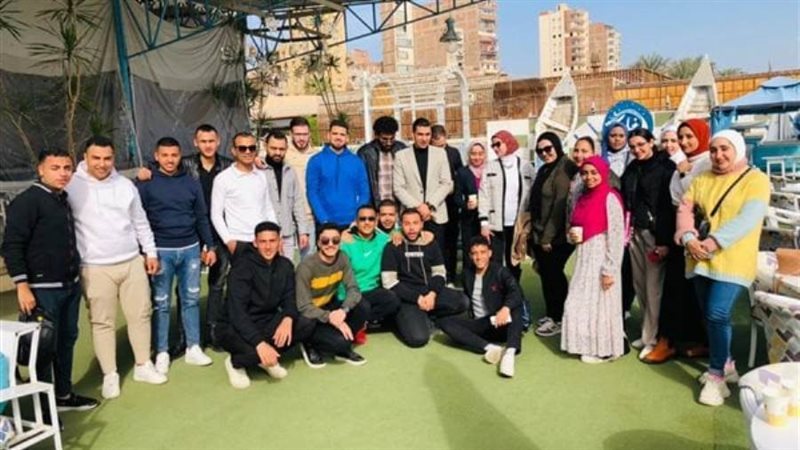 وفد جامعة بنى سويف