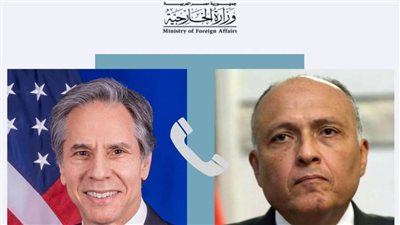 شكري يبحث هاتفيًا مع بلينكن الأوضاع في غزة