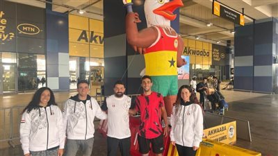 بعثة منتخب الثلاثي تصل إلى غانا للمشاركة بدورة الألعاب الإفريقية