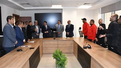 وزير الرياضة يلتقي منتخب مصر للصم لكرة القدم 