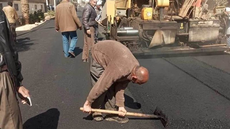 خطط للرصف وتطوير