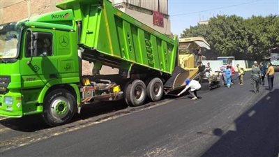 إعادة رصف وتأهيل عدد من الشوارع الرئيسية بديرمواس جنوب المنيا