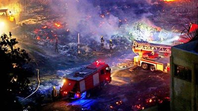 عاجل..الحماية المدنية تحاول السيطرة على حريق هائل نشب باستوديو الأهرام بالجيزة