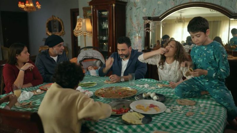 مشهد من مسلسل بابا