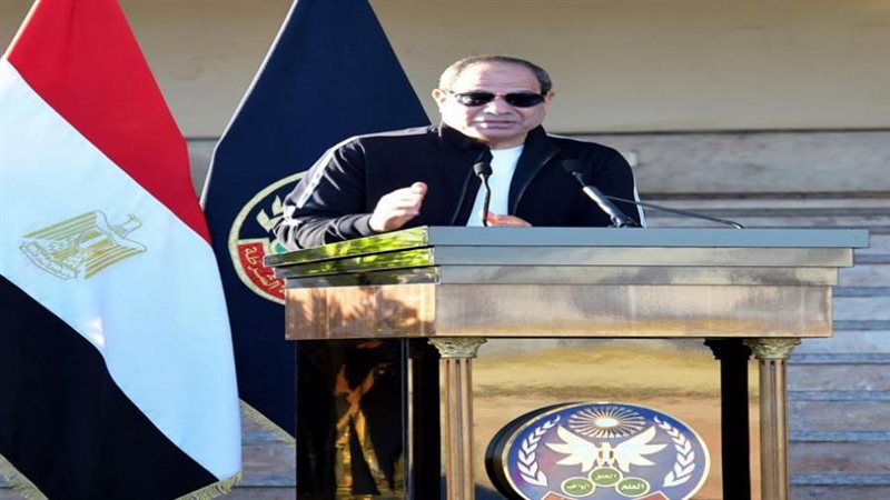 تفقد الرئيس عبدالفتاح