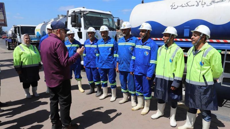 طوارئ بصرف صحي الإسكندرية