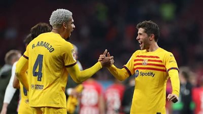 برشلونة يخترق حصون أتلتيكو مدريد بثلاثية نظيفة