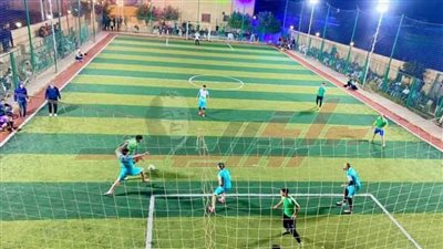 اشتعال المباريات بالدورة الرمضانية فى خماسي كرة القدم ببرج مغيزل